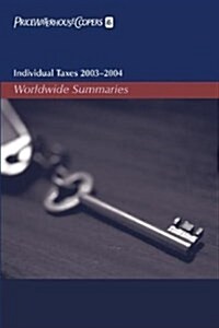 Individual Taxes 2003-2004 (Paperback)