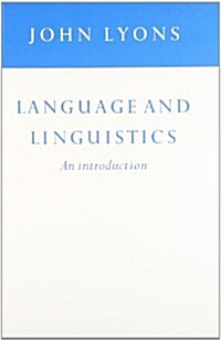 Language and Linguistics (Paperback)