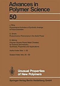 Unusual Properties of New Polymers (Paperback)