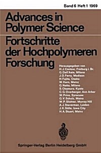 Advances in Polymer Science/Fortschritte Der Hochpolymeren-forschung (Paperback)