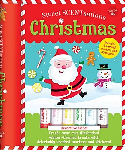 Christmas: Create Your Own Illustrated Winter-Themed Treats with Delectably Scented Markers and Stickers! - Includes 6 Scented Ma (Other)