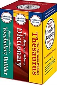 Merriam-Websters Everyday Language Reference Set: Includes: The Merriam-Webster Dictionary, the Merriam-Webster Thesaurus, and the Merriam-Webster Vo (Boxed Set)