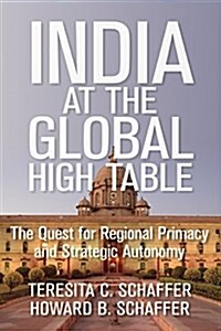 India at the Global High Table: The Quest for Regional Primacy and Strategic Autonomy (Hardcover)