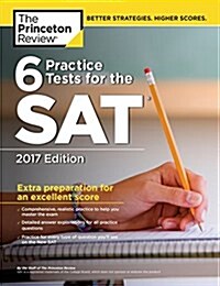 [중고] 6 Practice Tests for the SAT (Paperback, 2017)