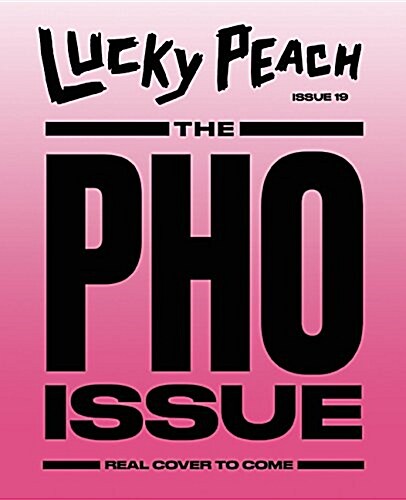 Lucky Peach: The Pho Issue (Paperback)