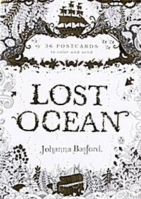 Lost Ocean: 36 Postcards to Color and Send (Novelty)