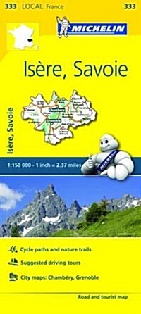 Michelin France: Is?e, Savoie Map 333 (Folded)
