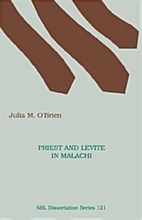 Priest and Levite in Malachi (Paperback)