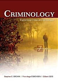 Criminology (Paperback, 7th)