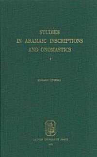 Studies in Aramaic Inscriptions and Onomastics, Vol. II (Hardcover)