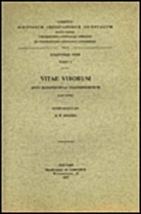 Vitae Virorum Apud Monophysitas Celeberrimorum, I. Syr. 8. = Syr. III, 25: (Syr. III, 25), V. (Paperback)