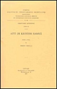 Atti Di Krestos Samra: T. (Paperback)