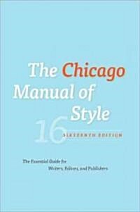 [중고] The Chicago Manual of Style (Hardcover, 16)