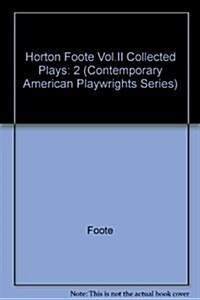 Horton Foote (Hardcover)