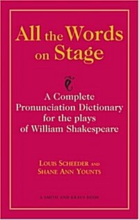 All the Words on Stage (Hardcover)