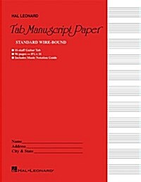 Guitar Tablature Manuscript Paper - Wire-Bound: Manuscript Paper (Spiral)