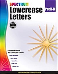 Lowercase Letters, Grades Pk - K (Paperback)