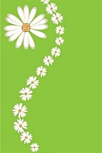 Mind Blowing Green Flower Pattern Journal: 150 Page Lined Journal (Paperback)