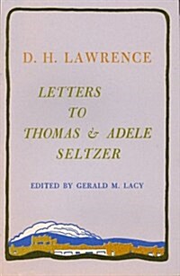 Letters to Thomas & Adele Seltzer (Paperback)