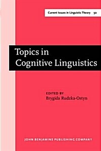 Topics in Cognitive Linguistics (Hardcover)