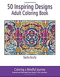 50 Inspiring Designs: Adult Coloring Book (Paperback)