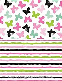 Butterfly & Stripes 2016 Monthly Planner (Paperback)