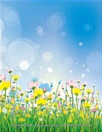 Pretty Field of Flowers 2016 Monthly Planner (Paperback)