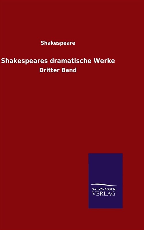 Shakespeares Dramatische Werke (Hardcover)