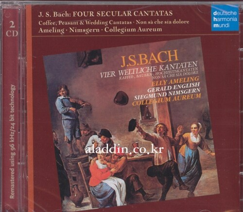 [수입] J.S Bach - Four Scular Cantatas / Elly Ameling