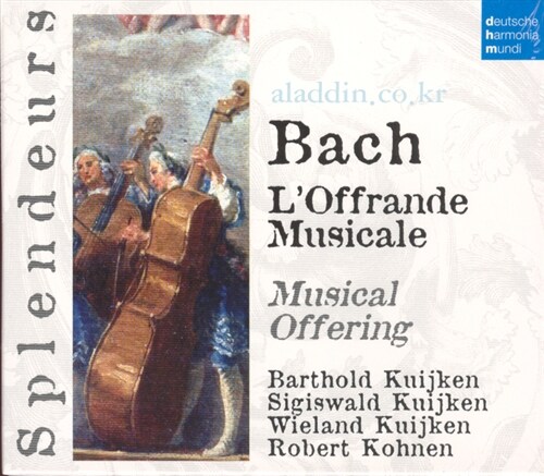 [수입] J.S Bach - Musical Offering BWV.1079 / Barthold Kuijken
