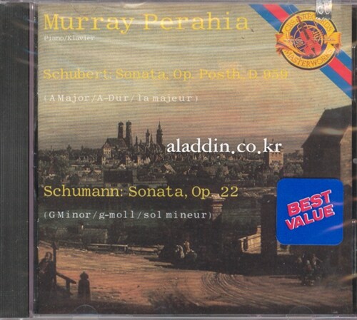 [중고] [수입] Schubert, Schumann - Piano Sonatas / Murray Perahia