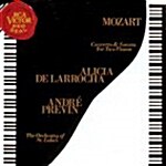 [중고] [수입] Mozart - Concerto For Two Pianos, Sonata For Two Pianos / Alicia De Larrocha , Andre Previn