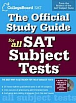 [중고] The Official Study Guide for All Sat Subject Tests (Paperback, Compact Disc)