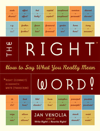 The Right Word!: How to Say What You Really Mean (Paperback)