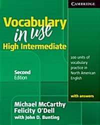 [중고] Vocabulary in Use High Intermediate Students Book with Answers (Paperback, 2 Revised edition)