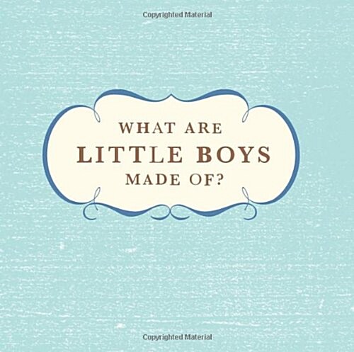 What Are Little Boys Made Of? (Hardcover)