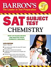 [중고] Barron‘s SAT Subject Test Chemistry (Paperback, CD-ROM, 10th)