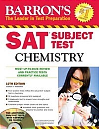 [중고] Barrons SAT Subject Test Chemistry (Paperback, CD-ROM, 10th)