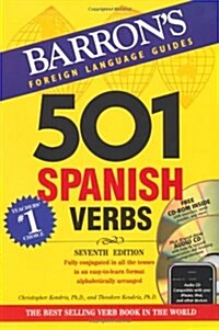 Barrons 501 Spanish Verbs [With CDROM and CD (Audio)] (Paperback, 7)