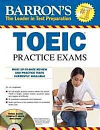 [중고] Barron‘s TOEIC Practice Exams [With 4 CDs] (Paperback)