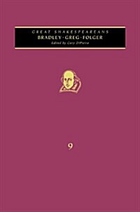 Bradley, Greg, Folger: Great Shakespeareans: Volume IX (Hardcover)
