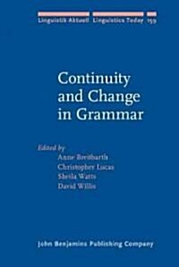 Continuity and Change in Grammar (Hardcover)