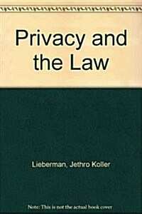 Privacy and the Law (Hardcover)