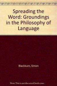 Spreading the word : groundings in the philosophy of language