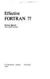 Effective Fortran 77 (Paperback)