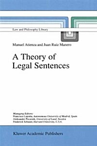 A Theory of Legal Sentences (Hardcover)