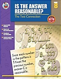 Is the Answer Reasonable?, Grade 8 (Paperback)