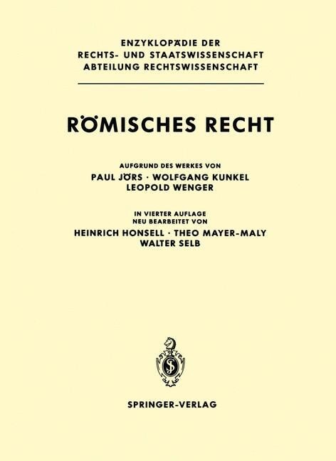R?isches Recht (Hardcover, 4)