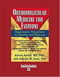 Orthomolecular Medicine for Everyone (Paperback, Large Print)