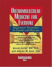 Orthomolecular Medicine for Everyone (Paperback, Large Print)